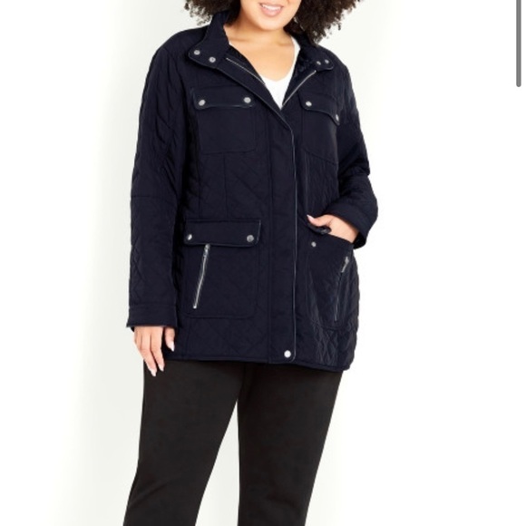 Light Weight Quilted Jacket (Plus 20) NEW - Picture 2 of 5